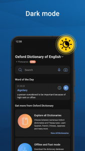 اسکرین شات برنامه Oxford Dictionary & Thesaurus 6