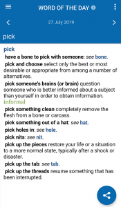 اسکرین شات برنامه Oxford Dictionary of Idioms 4