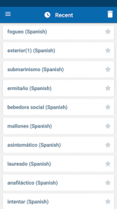 اسکرین شات برنامه Oxford Spanish Dictionary 7