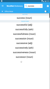اسکرین شات 2 برنامه English Dictionary & Thesaurus