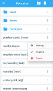 اسکرین شات برنامه Advanced English Dictionary & Thesaurus 7