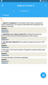 اسکرین شات برنامه English Dictionary & Thesaurus 5
