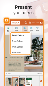 اسکرین شات 5 برنامه MobiOffice: Word, Sheets, PDF