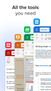 اسکرین شات 2 برنامه MobiOffice: Word, Sheets, PDF