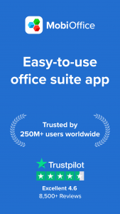اسکرین شات 1 برنامه MobiOffice: Word, Sheets, PDF