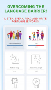 اسکرین شات برنامه Learn Portuguese for Beginners 2