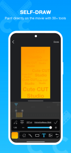 اسکرین شات برنامه Cute CUT - Video Editor 2