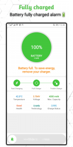 اسکرین شات برنامه Full Battery Alarm 6