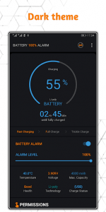اسکرین شات برنامه Battery 100% Alarm 6