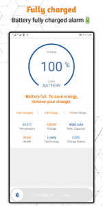 اسکرین شات برنامه Battery 100% Alarm 3