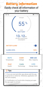 اسکرین شات برنامه Battery 100% Alarm 2