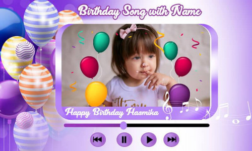 اسکرین شات برنامه Happy Birthday Song with Name 4