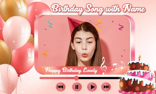اسکرین شات برنامه Happy Birthday Song with Name 2