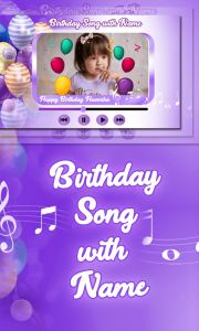 اسکرین شات برنامه Happy Birthday Song with Name 1