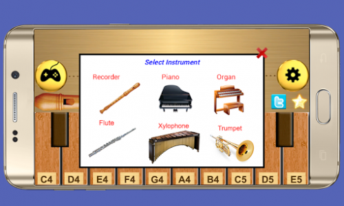اسکرین شات بازی Real Flute & Recorder - Magic Tiles Music Games 2