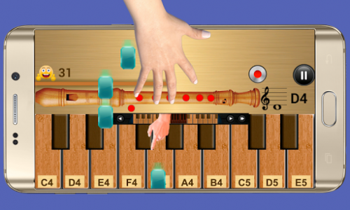 اسکرین شات بازی Real Flute & Recorder - Magic Tiles Music Games 7