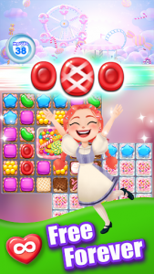 اسکرین شات بازی Candy Go Round - #1 Free Candy Puzzle Match 3 Game 1