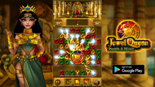 اسکرین شات بازی Jewel Queen: Puzzle & Magic 8
