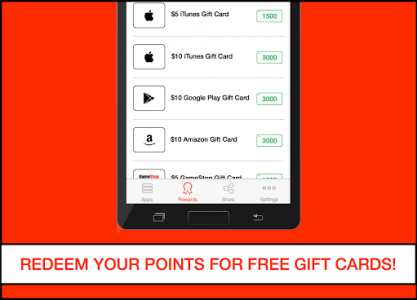 اسکرین شات برنامه Cash for Apps - Free Gift Cards 2