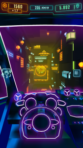 اسکرین شات بازی Neon Flytron: Cyberpunk Racer 4