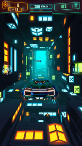 اسکرین شات بازی Neon Flytron: Cyberpunk Racer 1