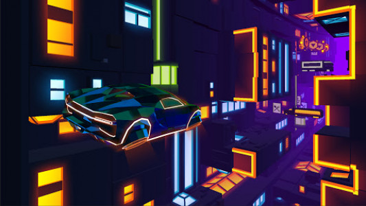 اسکرین شات بازی Neon Flytron: Cyberpunk Racer 8