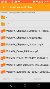 اسکرین شات بازی VoiceFX - Voice Changer with v 7