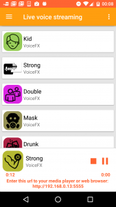 اسکرین شات بازی VoiceFX - Voice Changer with v 6