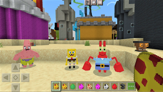 اسکرین شات 3 برنامه Mods SpongeBob for Minecraft