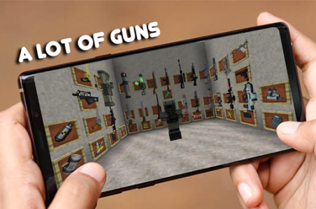 اسکرین شات برنامه True Guns Mod for MCPE 2