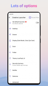 اسکرین شات 7 برنامه Creative Launcher -Quick,Smart