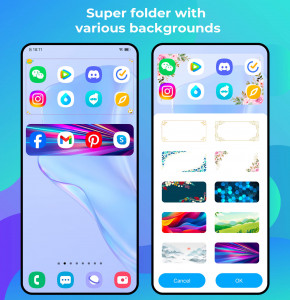اسکرین شات 4 برنامه One S Launcher - S10 to S24 UI