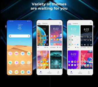 اسکرین شات برنامه One S Launcher - S10 S24 UI 2