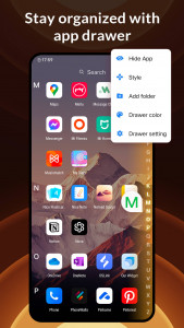 اسکرین شات 4 برنامه X Launcher - Model x launcher