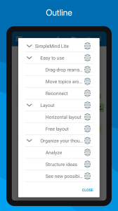 اسکرین شات 5 برنامه SimpleMind Lite - Mind Mapping