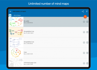 اسکرین شات برنامه SimpleMind Lite - Mind Mapping 7