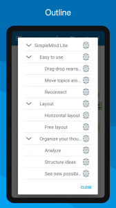 اسکرین شات برنامه SimpleMind Lite - Mind Mapping 5