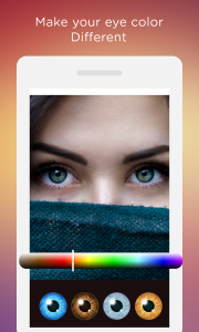 اسکرین شات برنامه Eye Color Changer Photo Editor 1