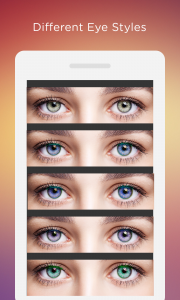 اسکرین شات برنامه Eye Color Changer Photo Editor 3