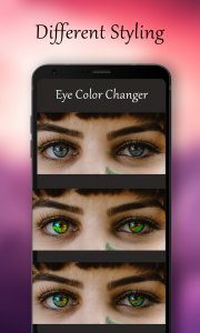 اسکرین شات برنامه Eye Color Changer Photo Editor 4