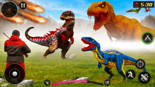 اسکرین شات برنامه Wild Dinosaur 3D Hunting games 4
