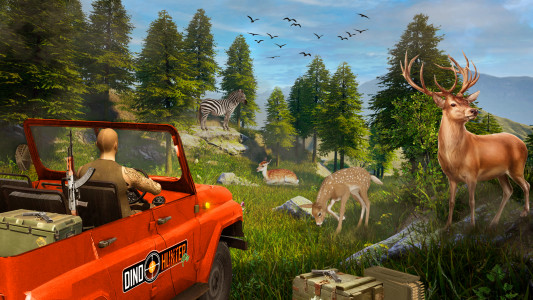 اسکرین شات برنامه Wild Dinosaur 3D Hunting games 7