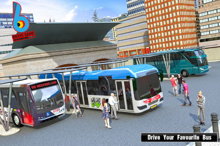 اسکرین شات برنامه Super Bus Arena -Coach Bus Sim 4
