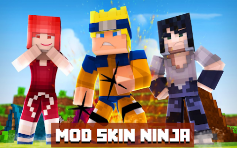 اسکرین شات برنامه Skin Ninja Anime - Heroes Craft for Minecraft 1