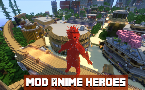 اسکرین شات برنامه Skin Ninja Anime - Heroes Craft for Minecraft 5