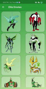 اسکرین شات 1 برنامه Mod Ben Ten with Aliens Heroes