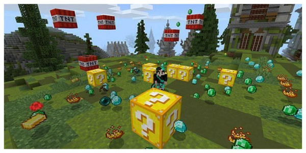 اسکرین شات برنامه Lucky Block Mod For Minecraft PE 3