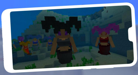 اسکرین شات برنامه Mermaid Mods for Minecraft PE 3