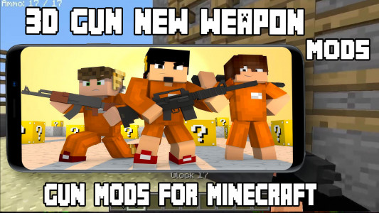 اسکرین شات برنامه 3D Gun Mods - Modern Weapon Mods For Minecraft PE 2