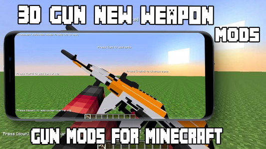 اسکرین شات برنامه 3D Gun Mods - Modern Weapon Mods For Minecraft PE 1